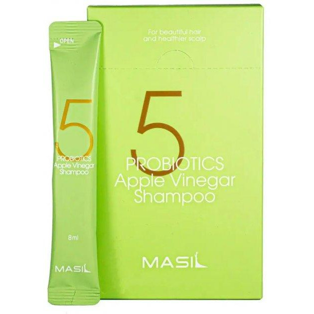 MASIL Шампунь  5 Probiotics Apple Vinegar Shampoo з пробіотиками та яблучним оцтом 8 мл (8809744060491) - зображення 1