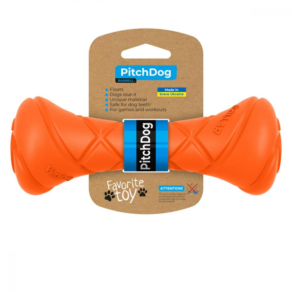 Collar Игровая гантель для апортировки PitchDog 7 см Оранжевая (62394) - зображення 1