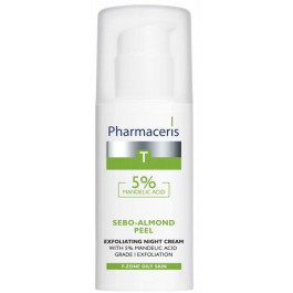 Pharmaceris Ночной крем-пилинг для лица  T Sebo-Almond-Peel c 5% миндальной кислотой 50 мл (5900717142718)