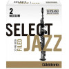 D'Addario Тростини для сопрано саксофона Select Jazz 2 Medium (RSF10SSX2M (1 шт.)) - зображення 1