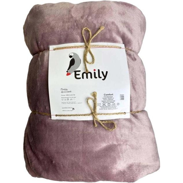 Emily Home Плед велсофт Comfort TM  310гм2 пудровий 150х200 см (94264135) - зображення 1