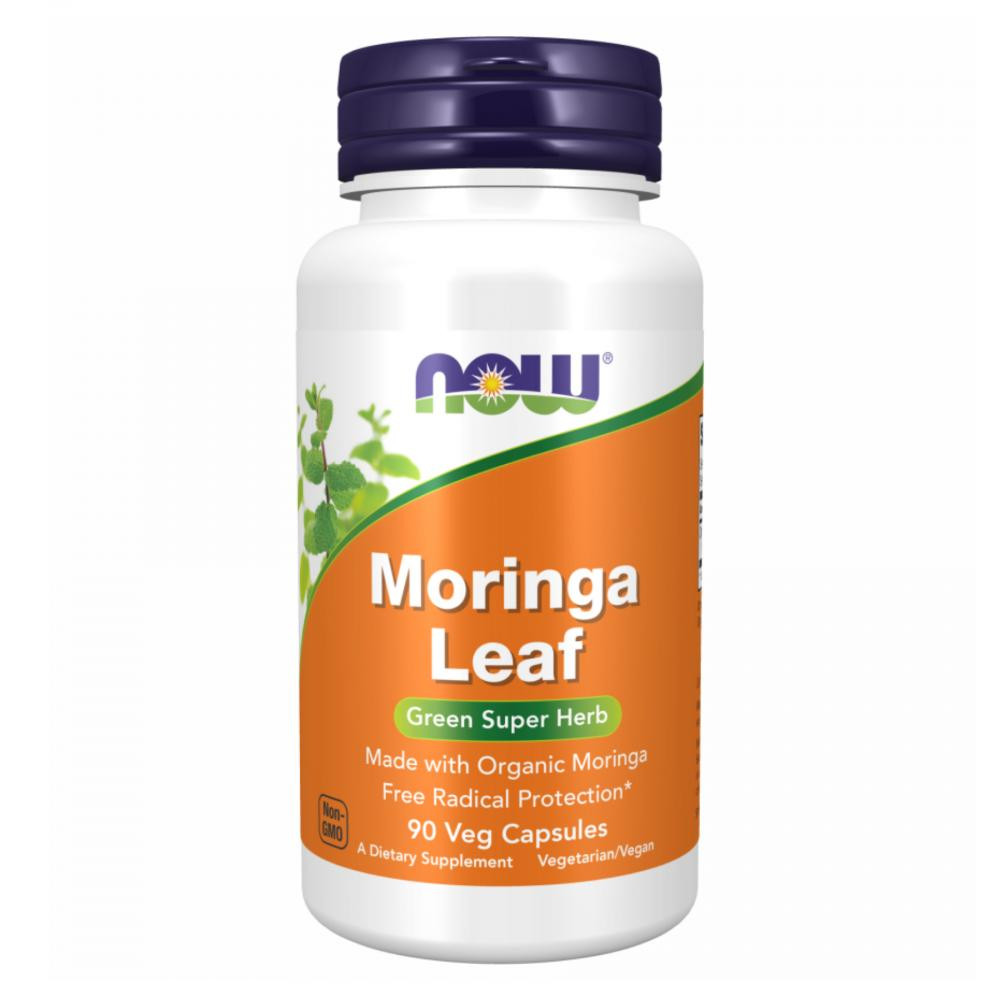 Now Moringa Leaf 90 вег. капсул - зображення 1