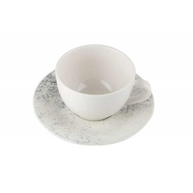 Porland Чашка с блюдцами Smoky Alumilite 215 мл (213-228316.S) - зображення 1
