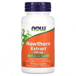 Now Hawthorn Extract 300 mg 90 Veg Caps