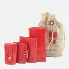   SHVIGEL Оригинальный набор из кожаных аксессуаров  10073 Красный