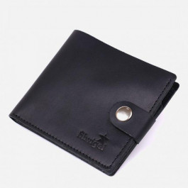SHVIGEL Шкіряне портмоне  leather-16432 Чорне