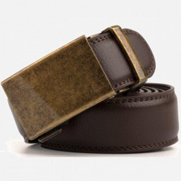Vintage Мужской ремень кожаный  leather-20309 115 см Коричневый