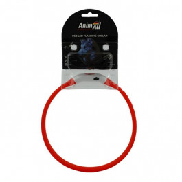 AnimAll Нашийник LED-S з підзарядкою USB, 40 см Червоний (159 879)