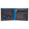 Visconti Мужской кожаный кошелек  PM-101 Pablo black cobalt (PM101 BLK/BLUE) - зображення 2