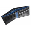 Visconti Мужской кожаный кошелек  PM-101 Pablo black cobalt (PM101 BLK/BLUE) - зображення 6