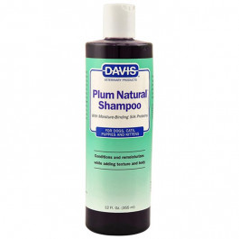 Davis Veterinary Шампунь Davis Plum Natural Shampoo с протеинами шелка для собак, котов, концентрат, 355 мл (PNS12)