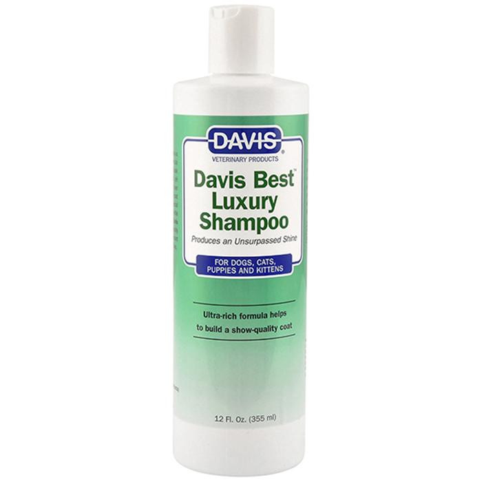 Davis Veterinary Шампунь Davis Best Luxury Shampoo для блеска шерсти у собак и котов, концентрат, 355 мл (DBS12) - зображення 1