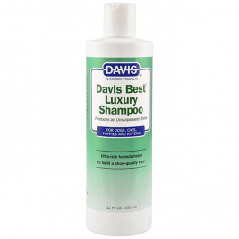 Davis Veterinary Шампунь Davis Best Luxury Shampoo для блеска шерсти у собак и котов, концентрат, 355 мл (DBS12)