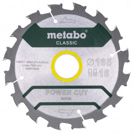 Metabo 165x30x1,4мм (628416000)