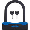 Viro Велосипедний замок Viro Moto Sezione 127 мм 2 ключі Black-Blue (VIR-30.0183.01300000) - зображення 1