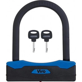 Viro Велосипедний замок Viro Moto Sezione 127 мм 2 ключі Black-Blue (VIR-30.0183.01300000)