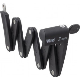Viro Велосипедний замок Viro Moto Black Mamba 70 см з кріпленням 3 ключі Black (VIR-30.0159.00007000)
