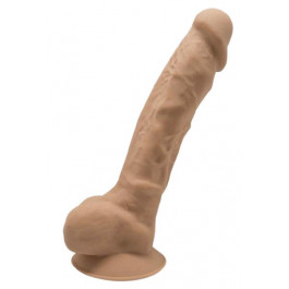   Silexd Premium Silicone Dildo Model 1 Size 7, карамельный (8433345220260)