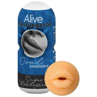Alive Masturbator Super Realistic Oral Experience, телесный (8433345703299) - зображення 1