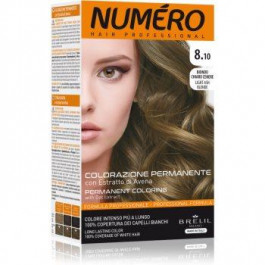 Brelil Numero Permanent Coloring фарба для волосся відтінок 8.10 Light Ash Blonde 125 мл
