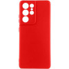 Lakshmi Silicone Cover  Full Camera (A) для Samsung Galaxy S21 Ultra Red - зображення 1