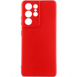   Lakshmi Silicone Cover  Full Camera (A) для Samsung Galaxy S21 Ultra Red