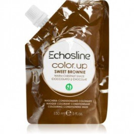 ECHOSLINE Color Up бондінг-маска для фарбування волосся з поживним ефектом відтінок Sweet Brownie 150 мл