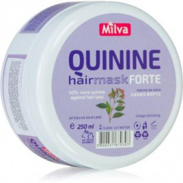 Milva Quinine Forte зміцнююча маска для слабкого волосся з тенденцією до випадіння 250 мл