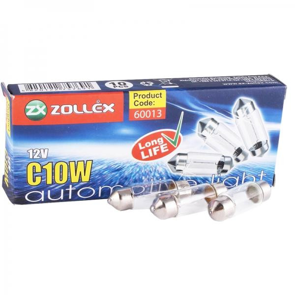 Zollex C10W 12V 35mm (10 шт.) 60013 - зображення 1