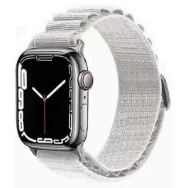WIWU Ремінець  for Apple Watch 49/45/44/42mm - Nylon Watch Band White (6936686408417)