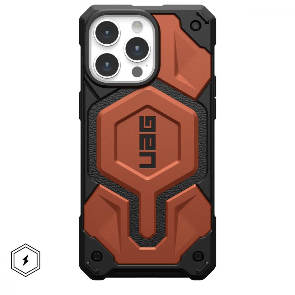 URBAN ARMOR GEAR iPhone 15 Pro Max Monarch Pro Case with MagSafe Rust (114222119191) - зображення 1