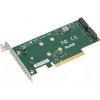 Supermicro PCIe x8 for SSD 2x m.2 NVMe (AOC-SLG3-2M2) - зображення 1