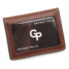 Grande Pelle Практичный кошелёк под права коньячного цвета  221623 - зображення 3