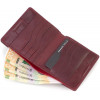 Grande Pelle Бордовий жіночий гаманець маленького розміру з натуральної шкіри з монетницею  (21009) - зображення 5