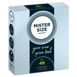 Mister Size Презервативи Mister Size 49mm pack of 3 (4136660000)