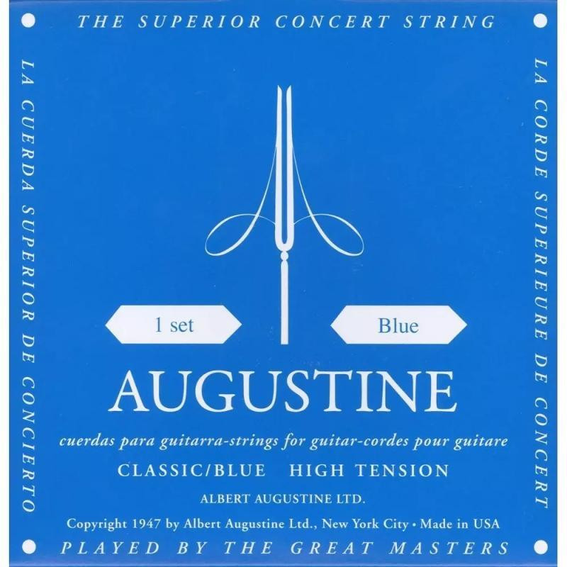 Augustine Струны для классической гитары  Classic/Blue Label Classical Guitar Strings High Tension - зображення 1