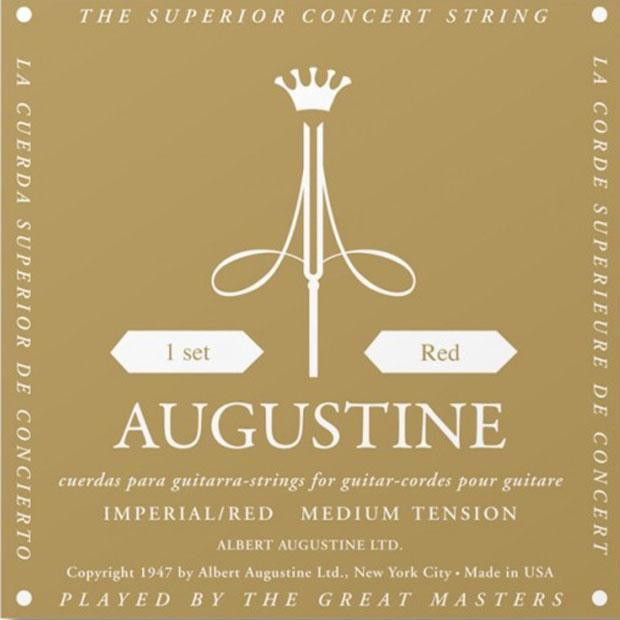 Augustine Струны для классической гитары  Imperial/Red Classical Guitar Strings Medium Tension - зображення 1