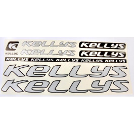 Kellys Наклейка  на раму велосипеда Сірий (NAK026)