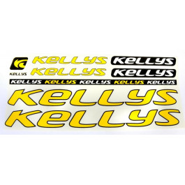 Kellys Наклейка  на раму велосипеда Жовтий (NAK028)