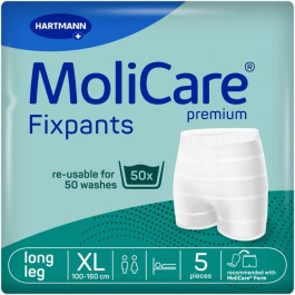 Hartmann Еластичні штанці для фіксації урологічних прокладок  MoliCare Premium Fixpants XL Подовжені 5 шт (40