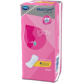 Hartmann Прокладки урологічні  MoliCare Premium lady pad при нетриманні сечі 1 крапля 14 шт (4052199289588)