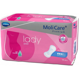 Hartmann Прокладки урологічні  MoliCare Premium lady pad при нетриманні сечі 3.5 краплі 14 шт (4052199295220)