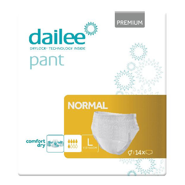 Dailee Підгузки-трусики для дорослих  Pant Premium Normal L 14 шт (8595611625633) - зображення 1