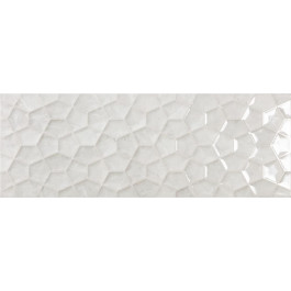 Ecoceramic ARIANA WHITE RLV 25x70 плитка настінна, декор
