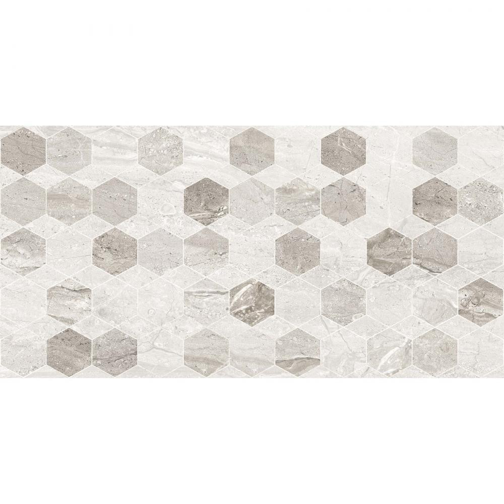 Golden Tile Плитка GOLDEN TILE MARMO MILANO Hexagon светло-серый 8МG151 - зображення 1