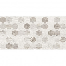 Golden Tile Плитка GOLDEN TILE MARMO MILANO Hexagon светло-серый 8МG151