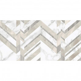 Golden Tile Плитка GOLDEN TILE MARMO BIANCO Chevron белый G70151