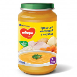 Milupa Крем-суп «Овочевий» з курчам, 200 г