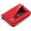 ST Leather Шкіряний жіночий гаманець червоного кольору з місткою монетницею  1767344 - зображення 5