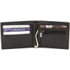 ST Leather Мініатюрне чоловіче портмоне з натуральної шкіри чорного кольору із затискачем для купюр  1767465 - зображення 2